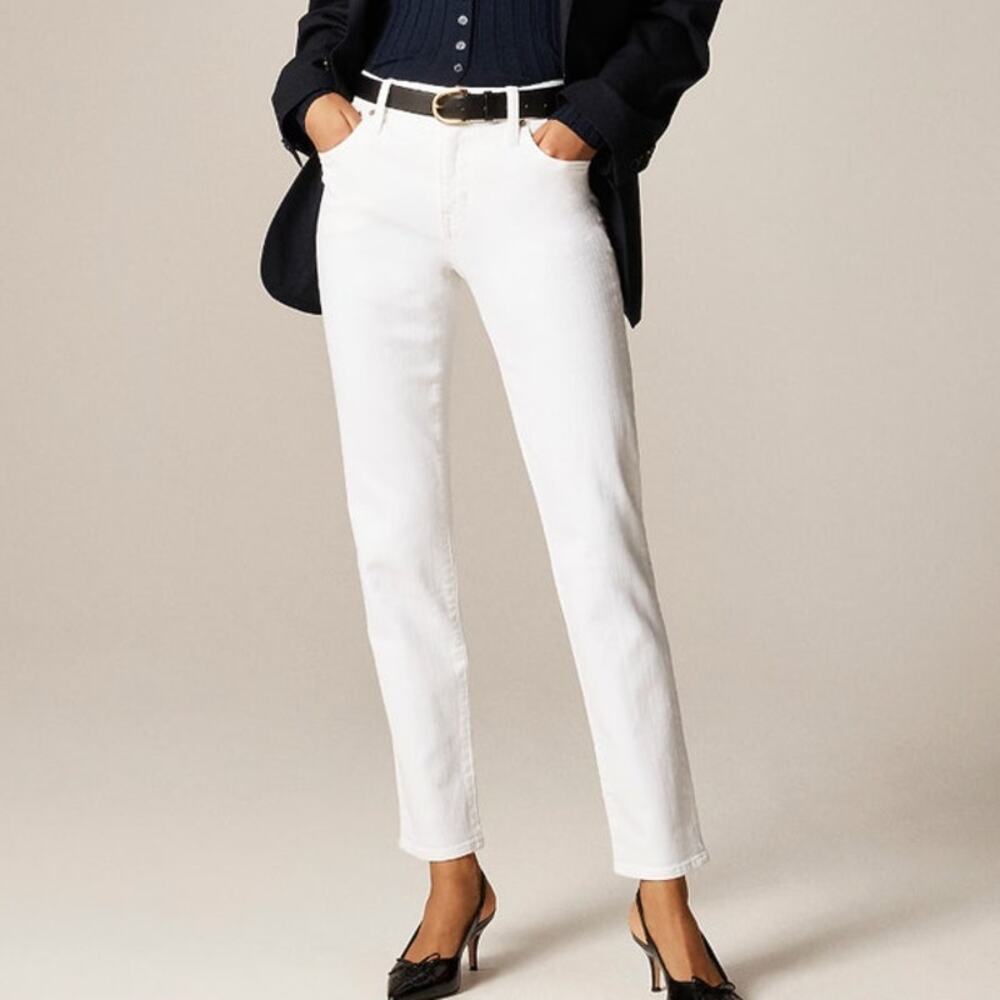 J.Crew Slim Jean White Denim Size 27 Petite NWT